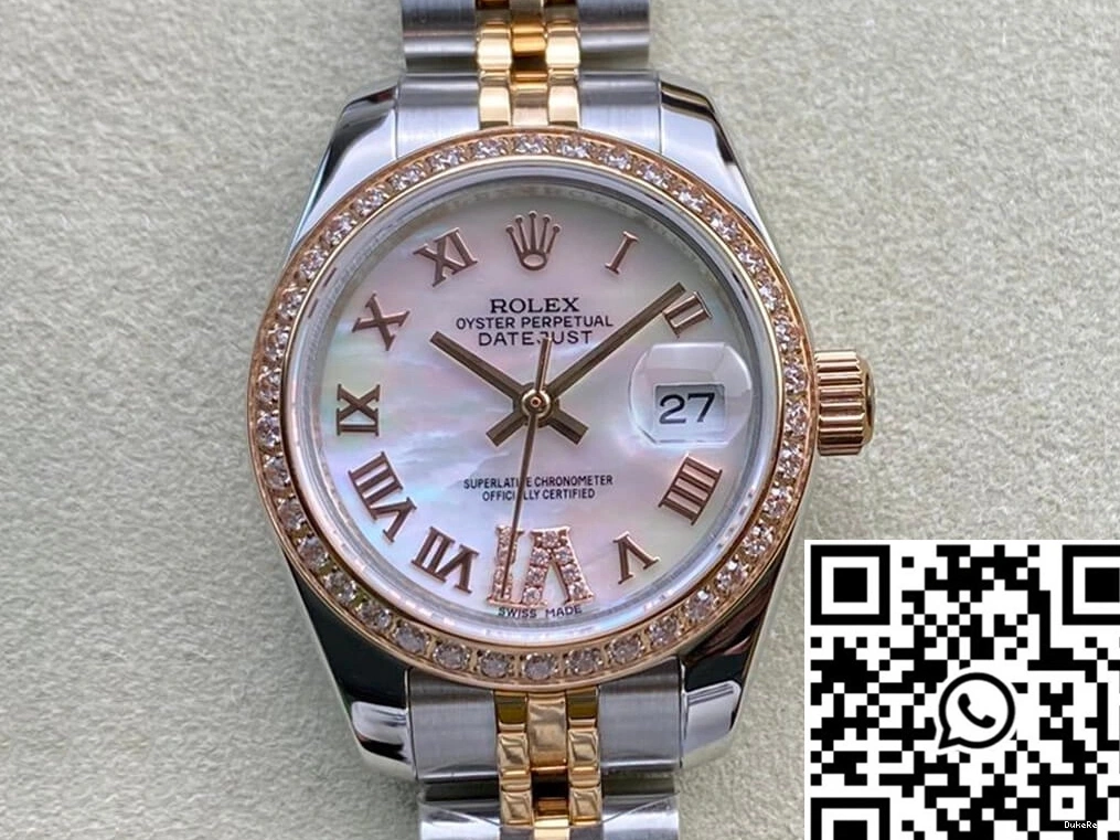 Diamond 28MM Datejust Factory BP Dial Mother-of-pearl Rolex 1206